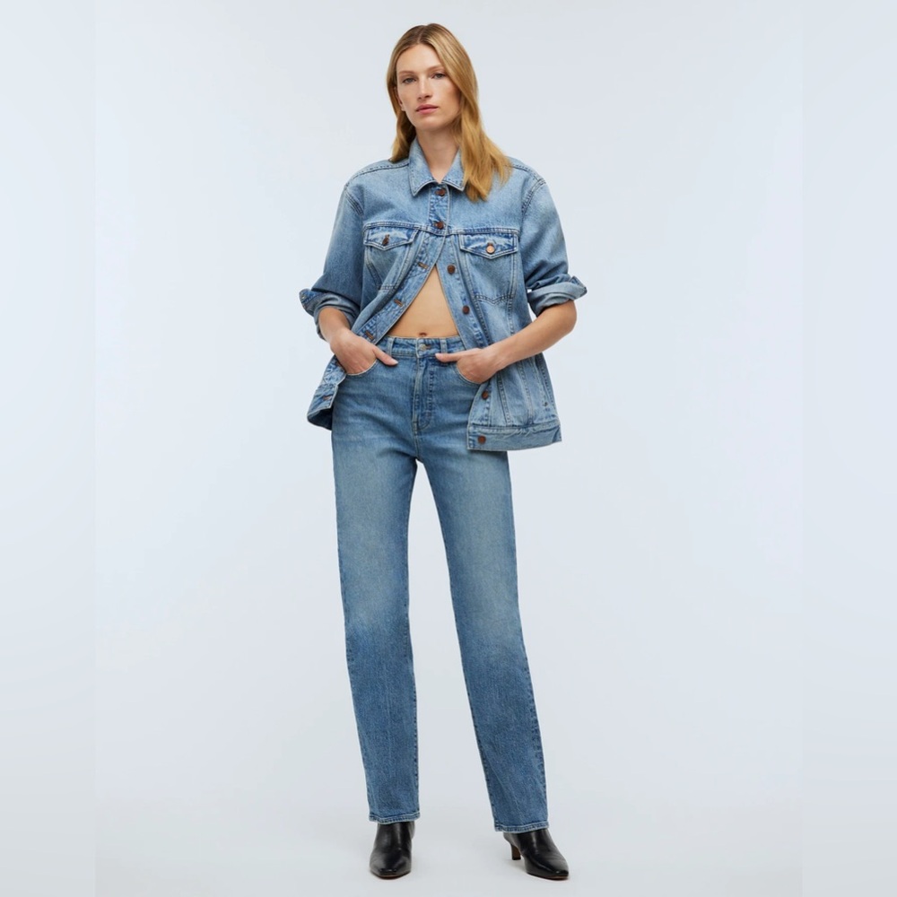 NWT Madewell The '90s Straight Jean 23 broken zipper needs repair/replacement